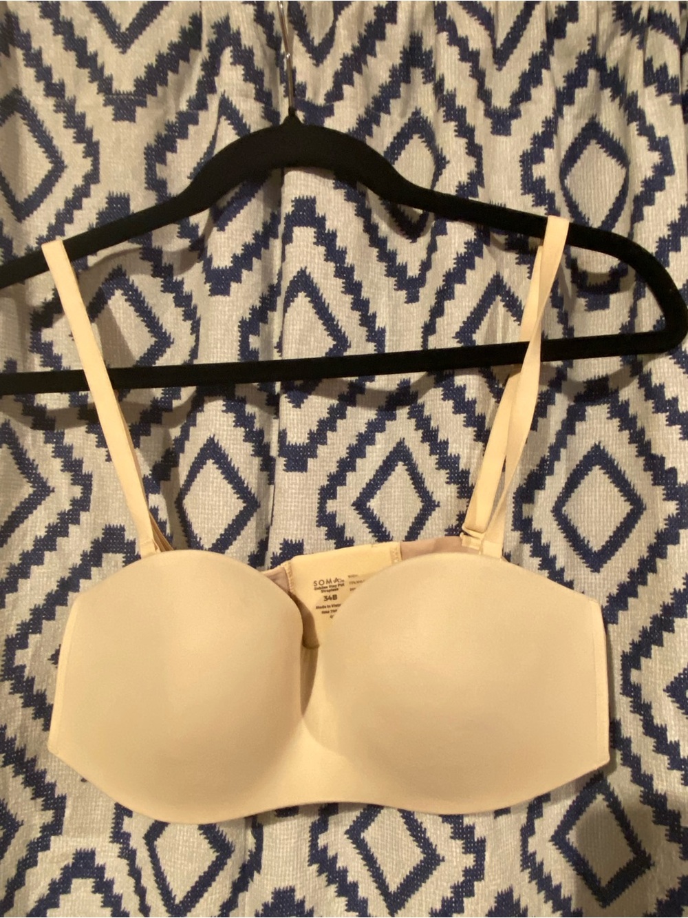Soma Strapless Convertible Bra - Light Beige NWT